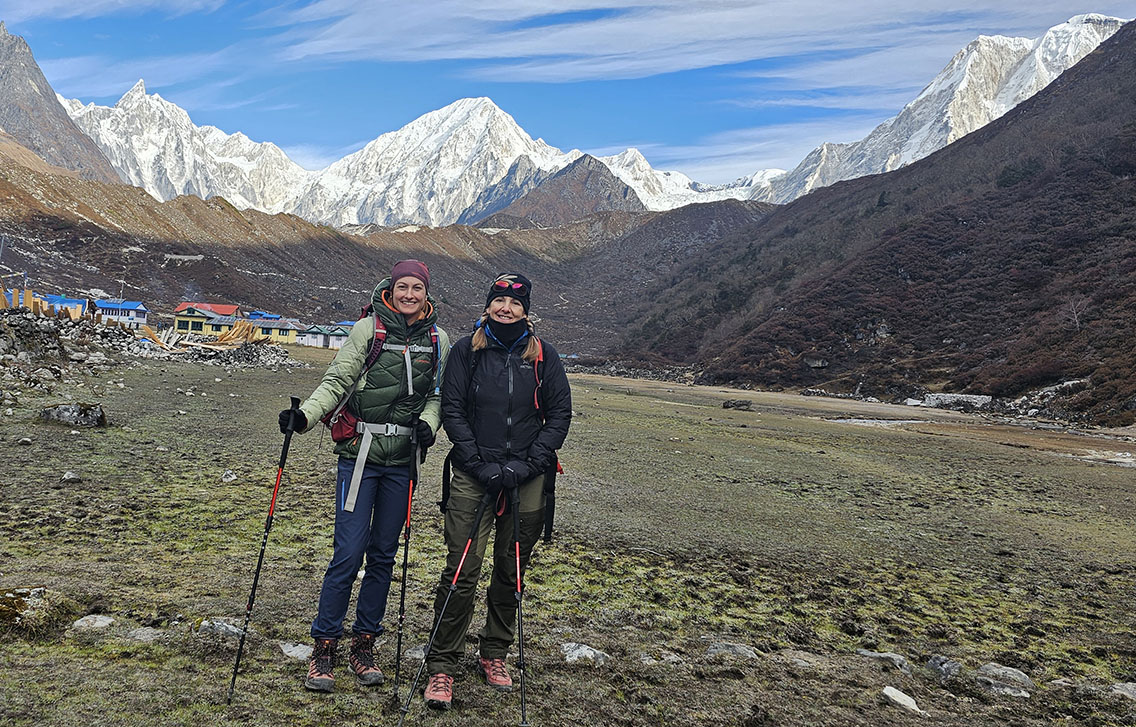 Bhimtang After Crossing Larkya La Pass