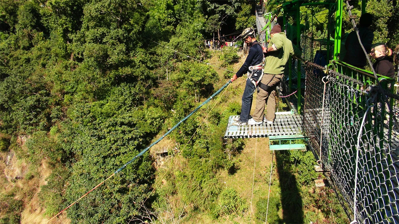  Bungee Jumping in Nepal 