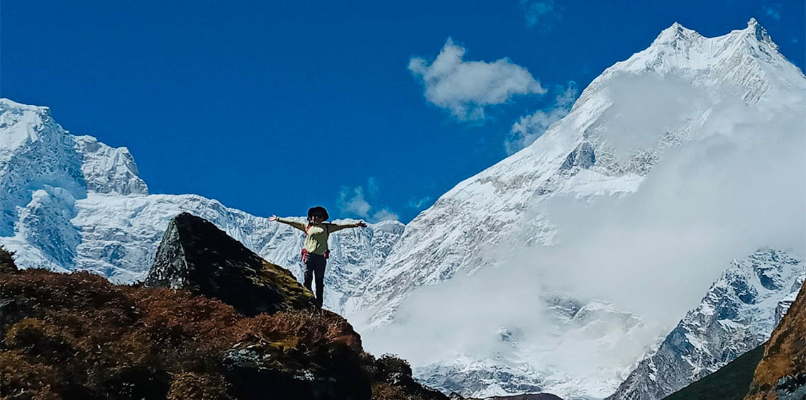 Enjoy a great views of Manaslu