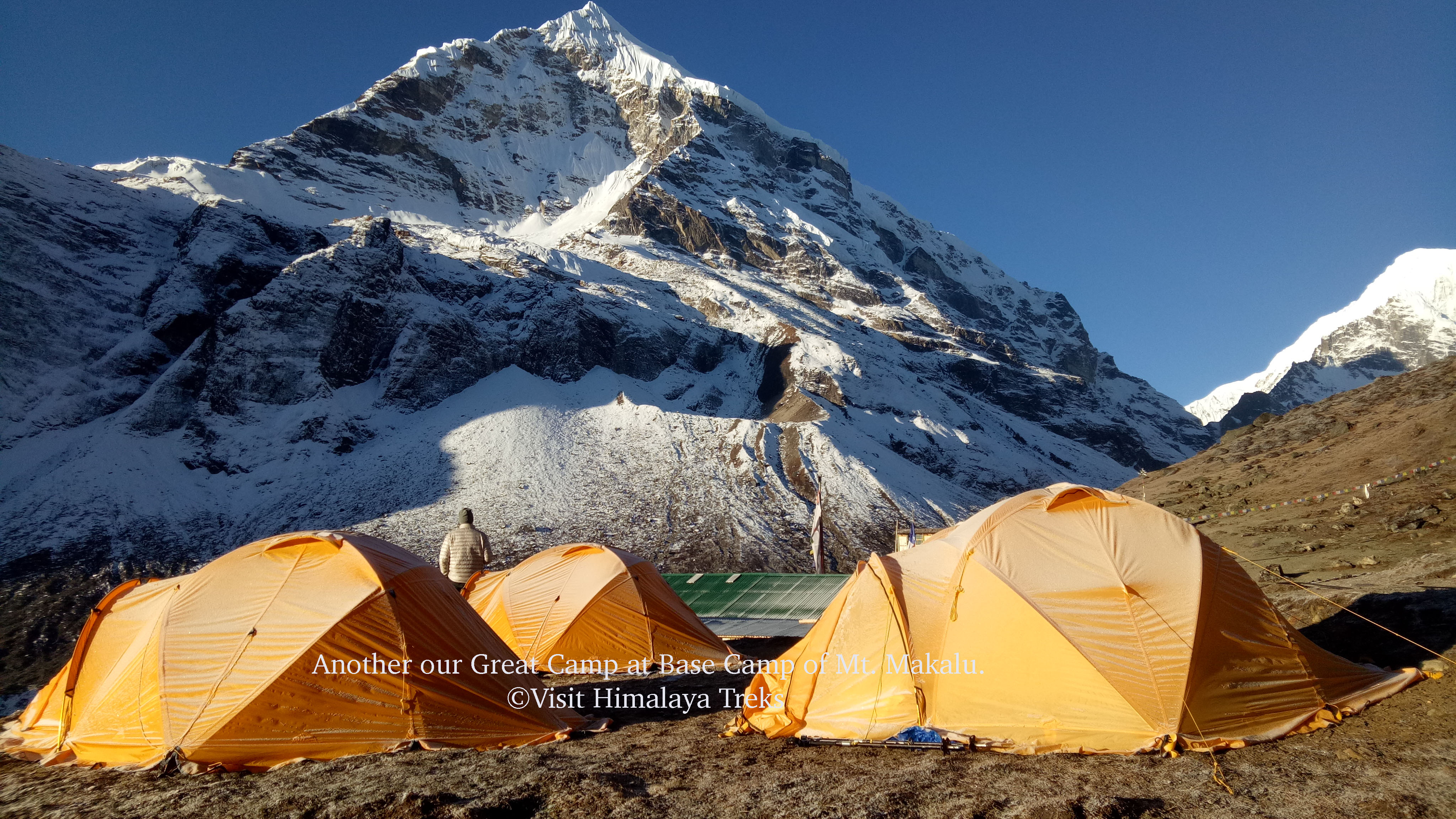 Another our Great Camp at Base Camp of Mt. Makalu.