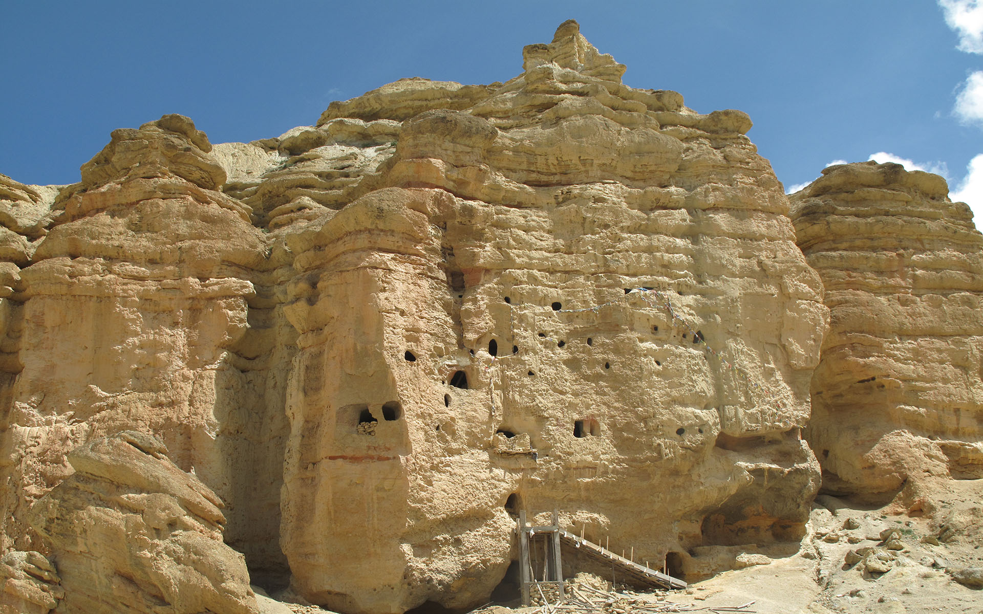 Jhong Cave at Chhosar Upper Mustang