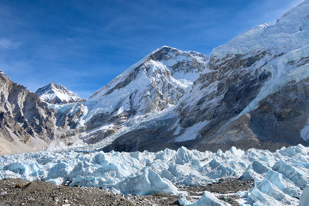 Khumbu Glacier and Khumbu Icefall 