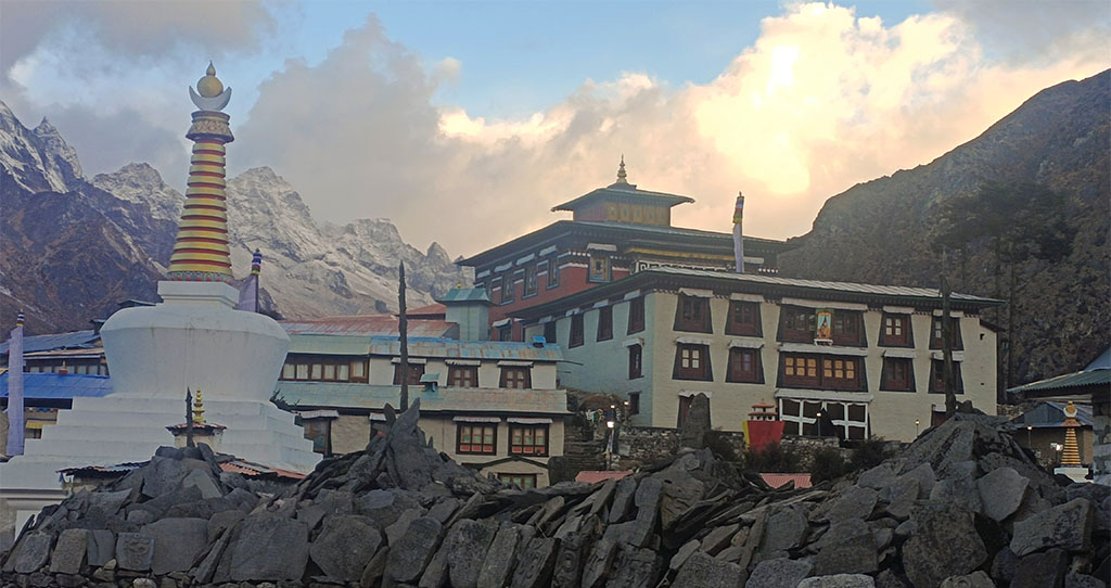 The Tengboche Monastery Traditional Buddhist Monastery 
