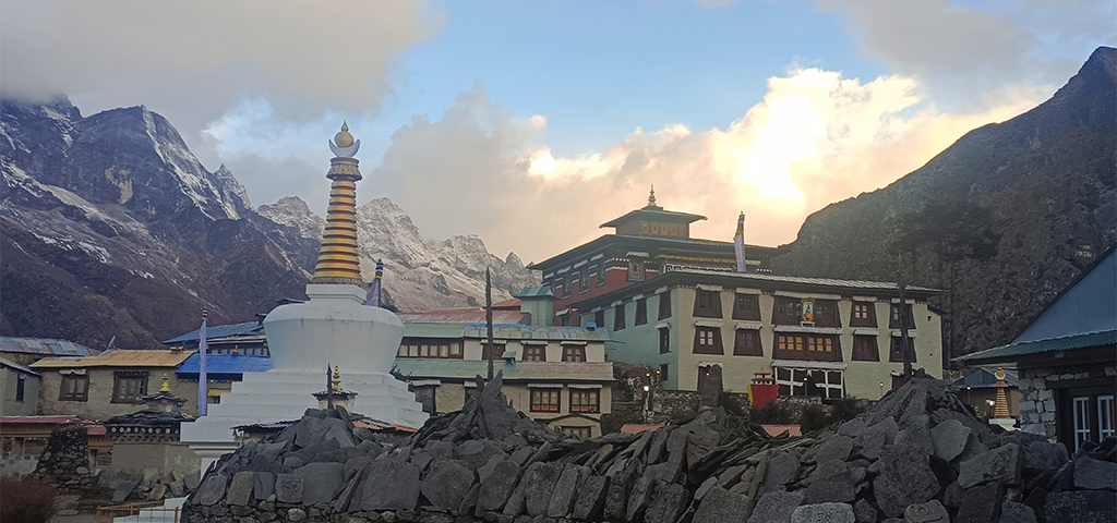 Tengboche Monastery en route to Everest Base Camp