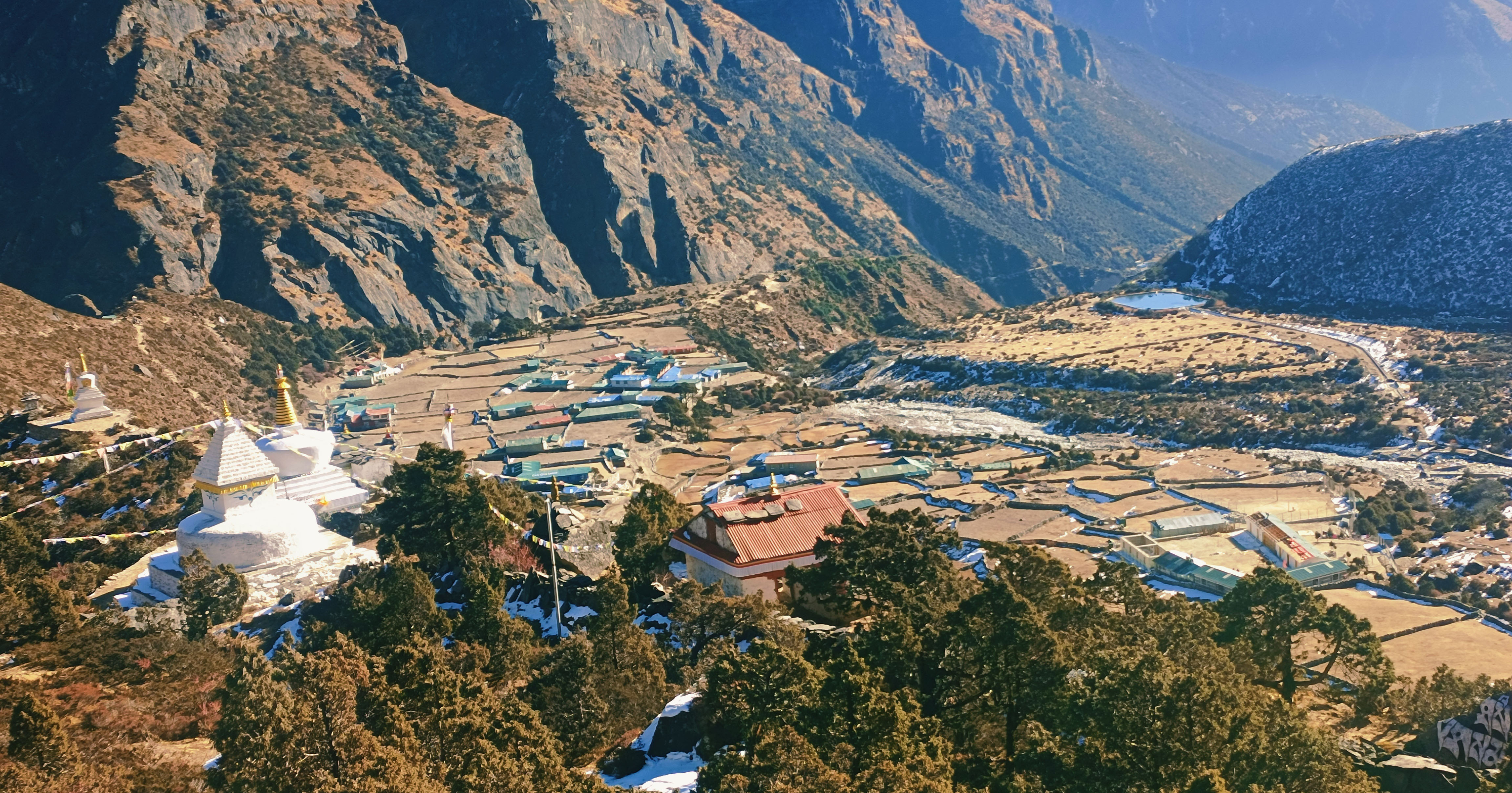 Thame Valley Khumbu Region Of Nepal