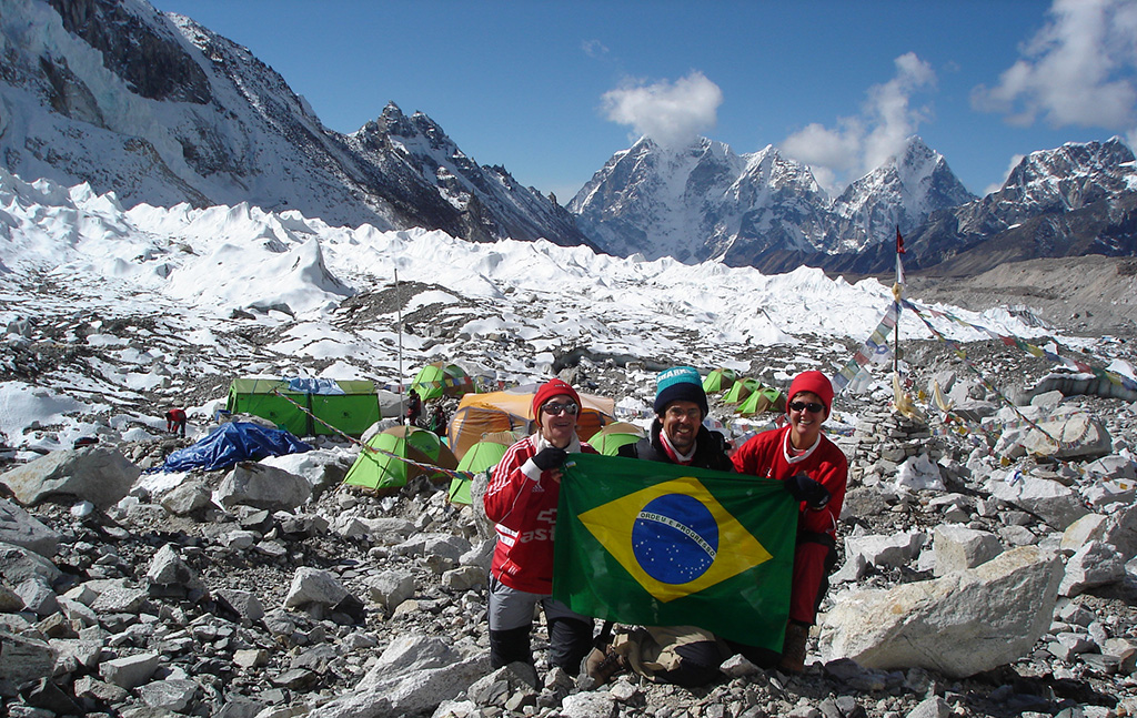 Reaching at Everest Base Camp.
