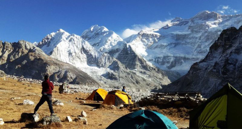 Pangpema Kanchenjunga North Base Camp.