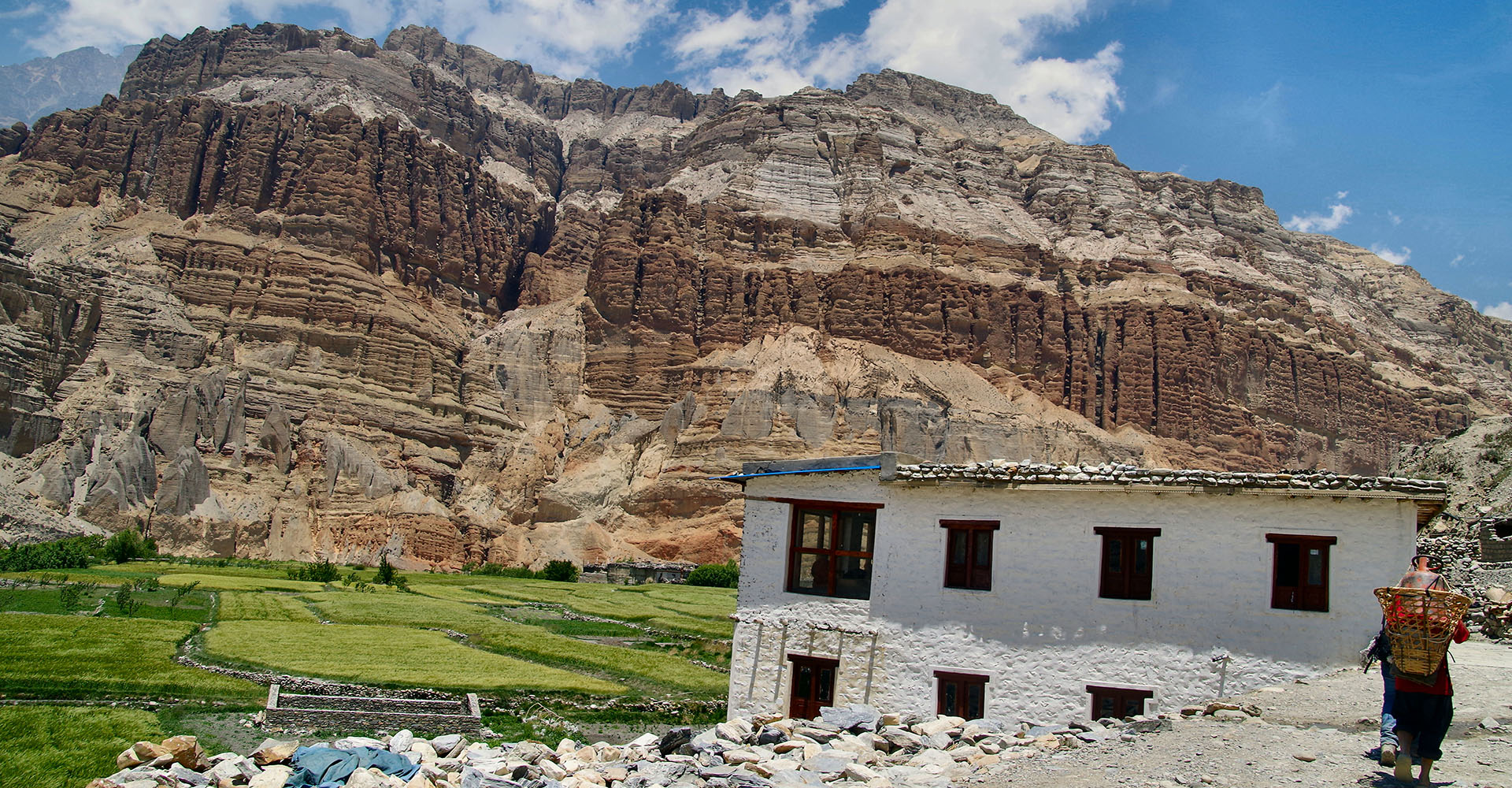Landscapes in Upper Mustang Nepal.