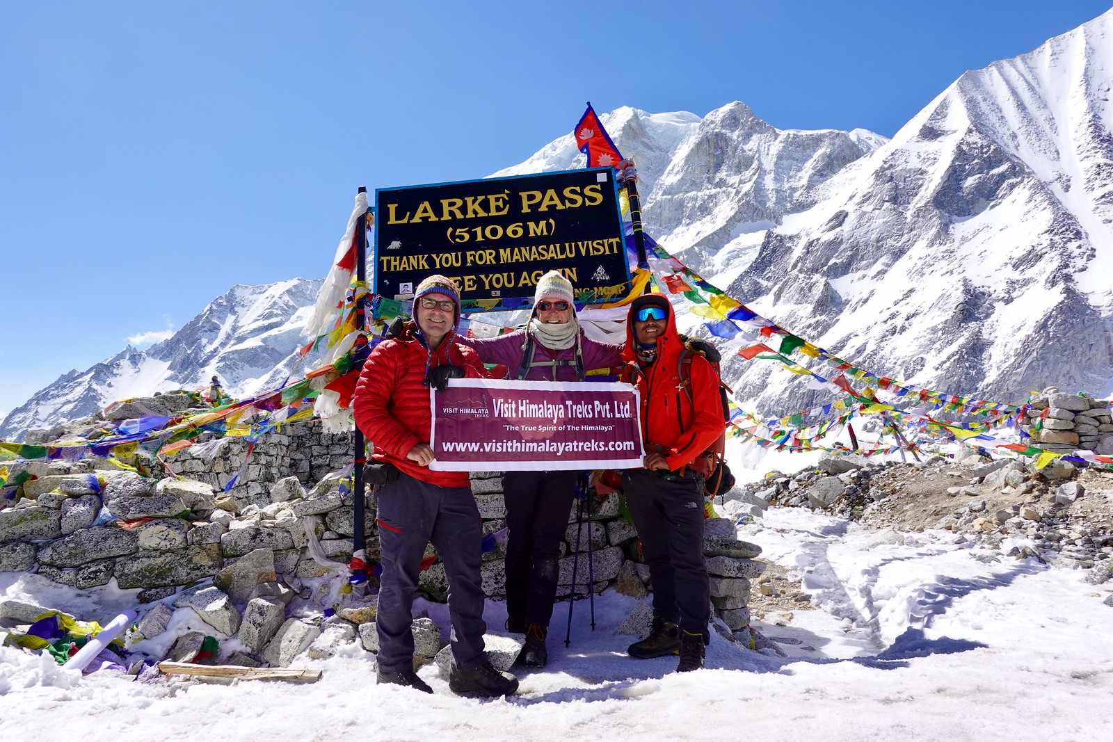 Larkya Pass Top