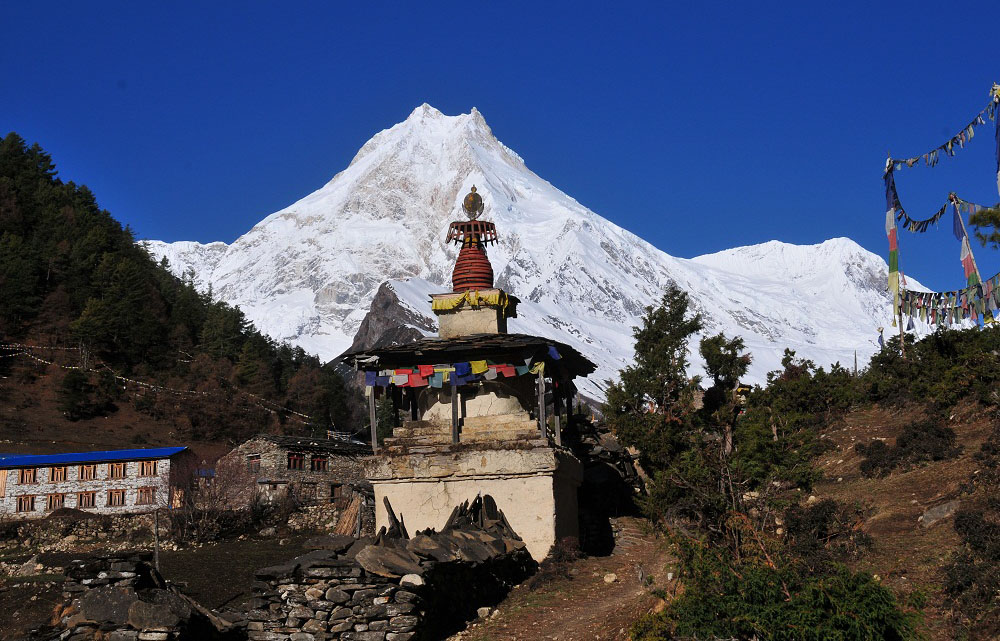 Manaslu Circuit Larke Pass Trek Distance