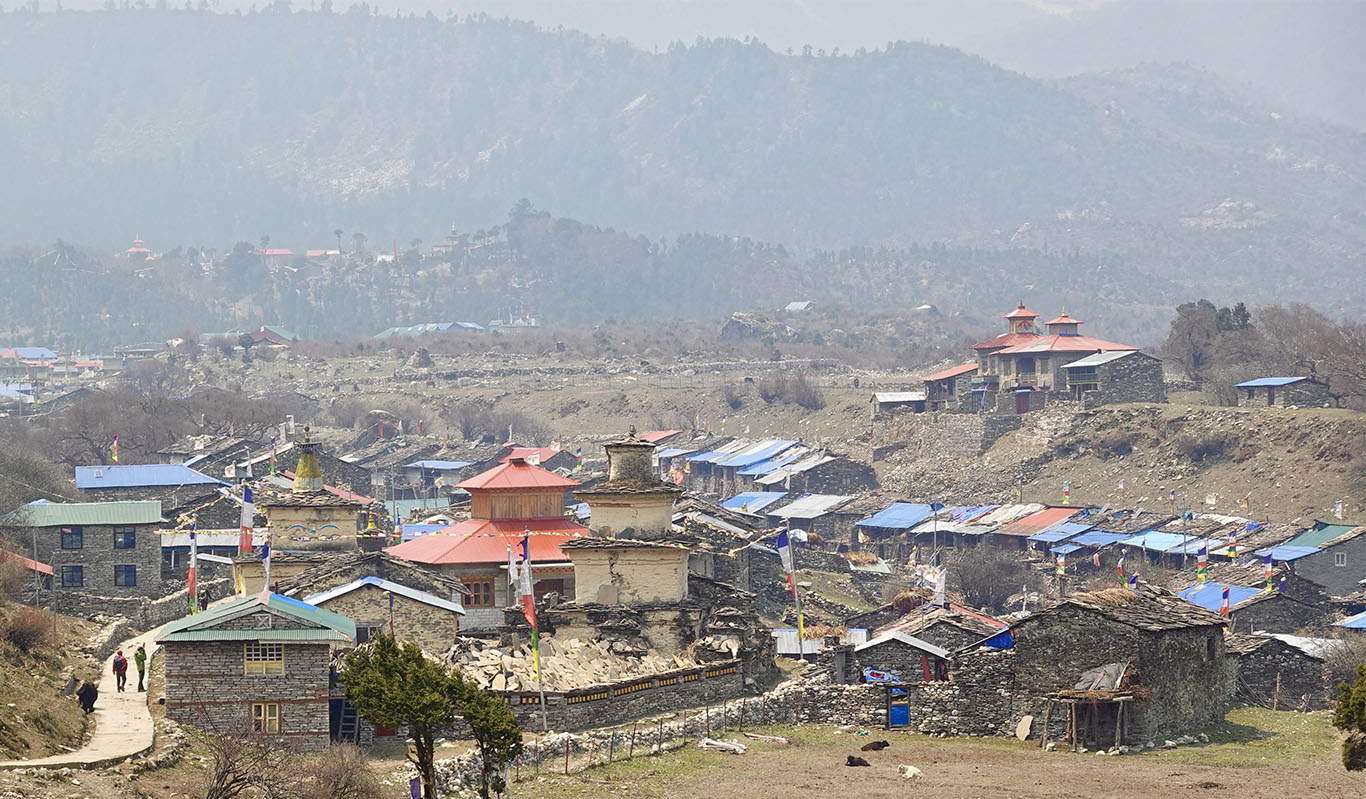 The Local traditional Samdu Village.