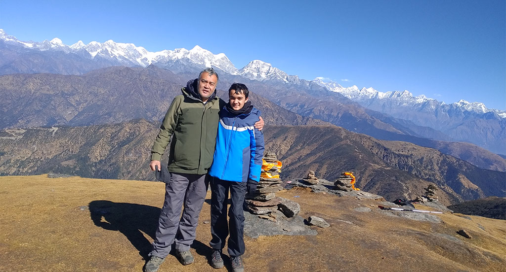 Breathtaking Himalayan Panorama View Pikey Peak View Point.