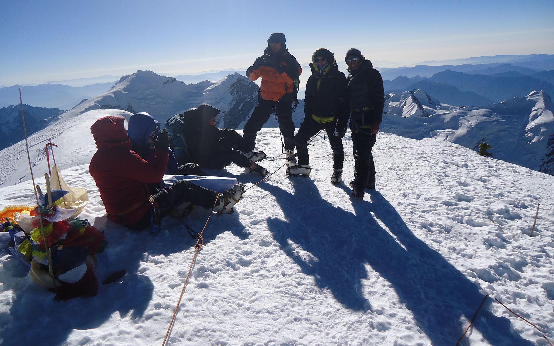 Mera Peak Summit 6476 meters. 