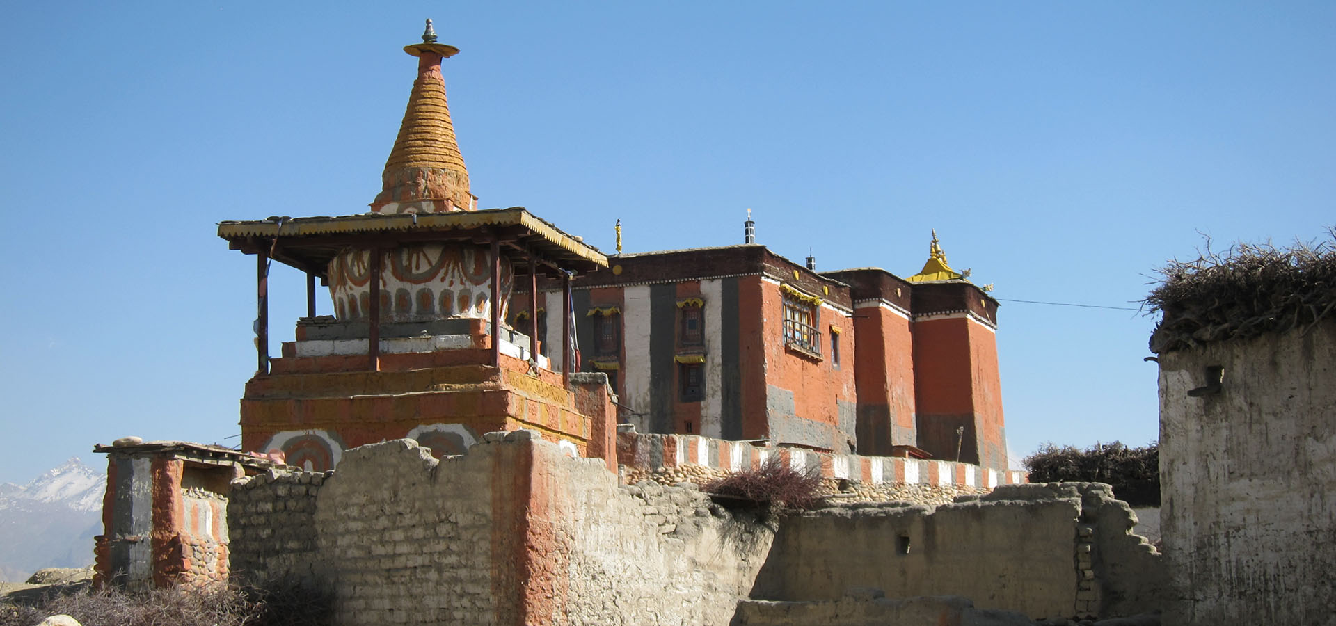 Tsarang Monastery Upper Mustang Nepal.